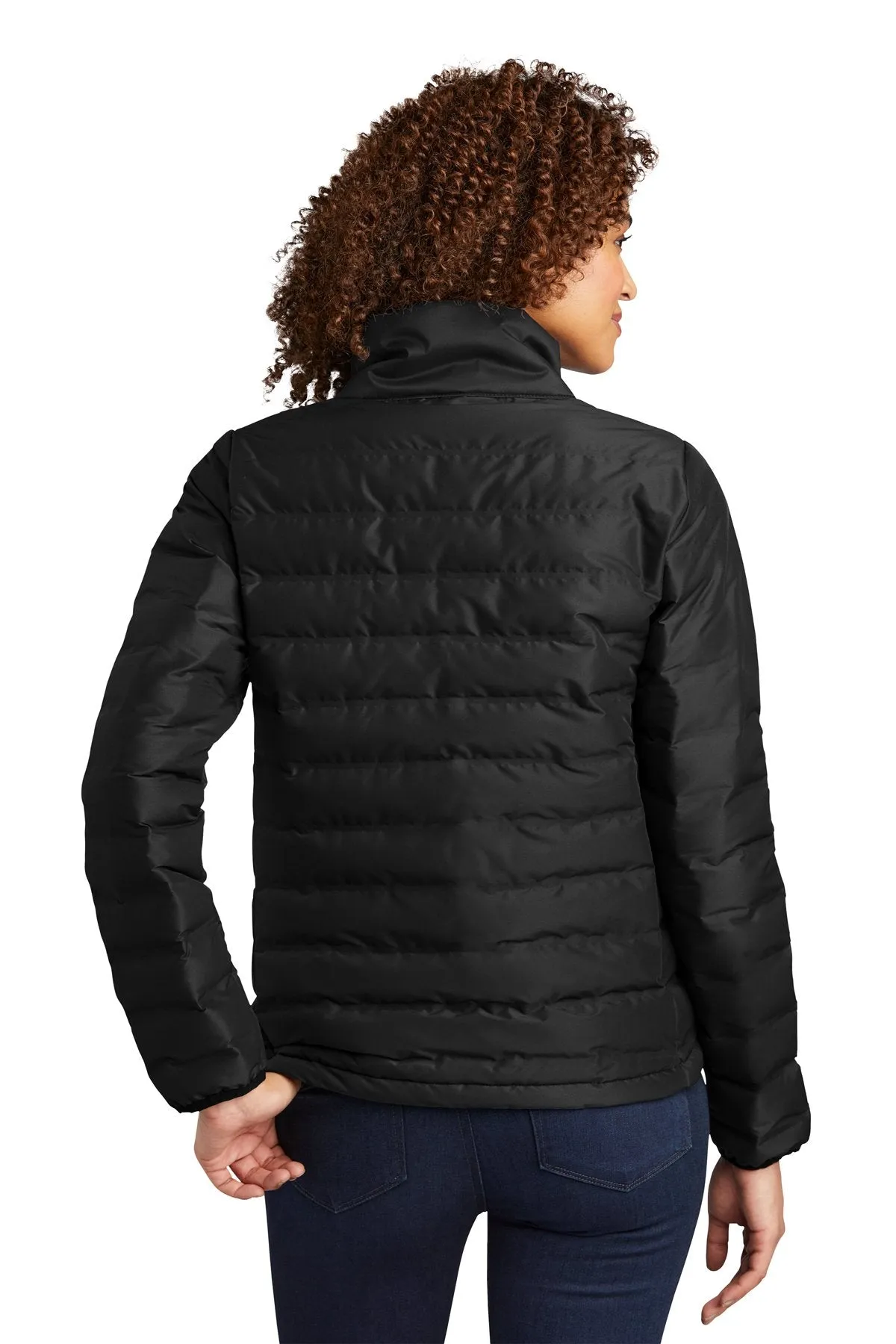 OGIO Ladies Street Puffy Full-Zip Jacket LOG753 Blacktop