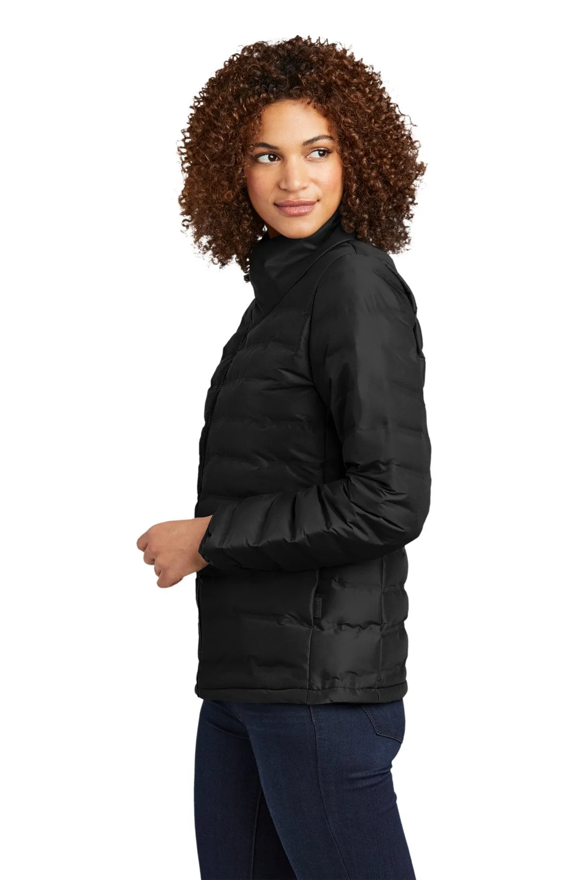 OGIO Ladies Street Puffy Full-Zip Jacket LOG753 Blacktop