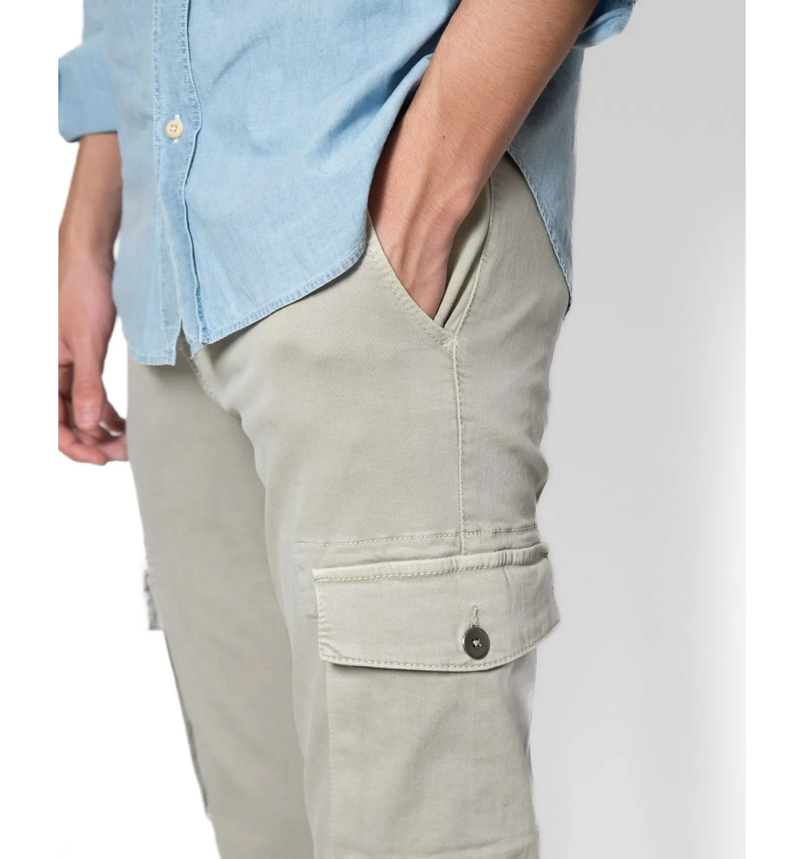 PANTALON CHINO DRIVER CARGO MAC JEANS