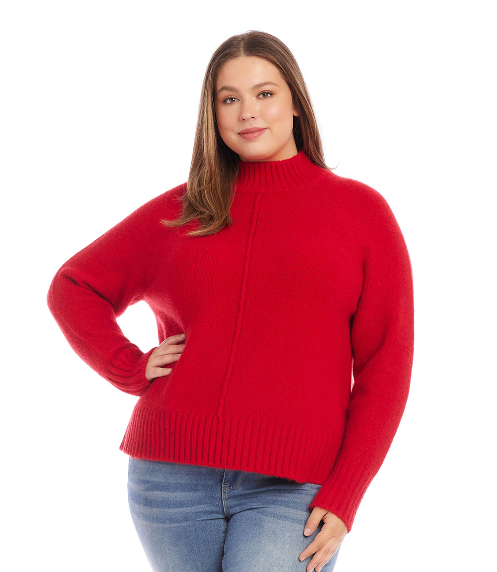 Plus Size Turtleneck Sweater