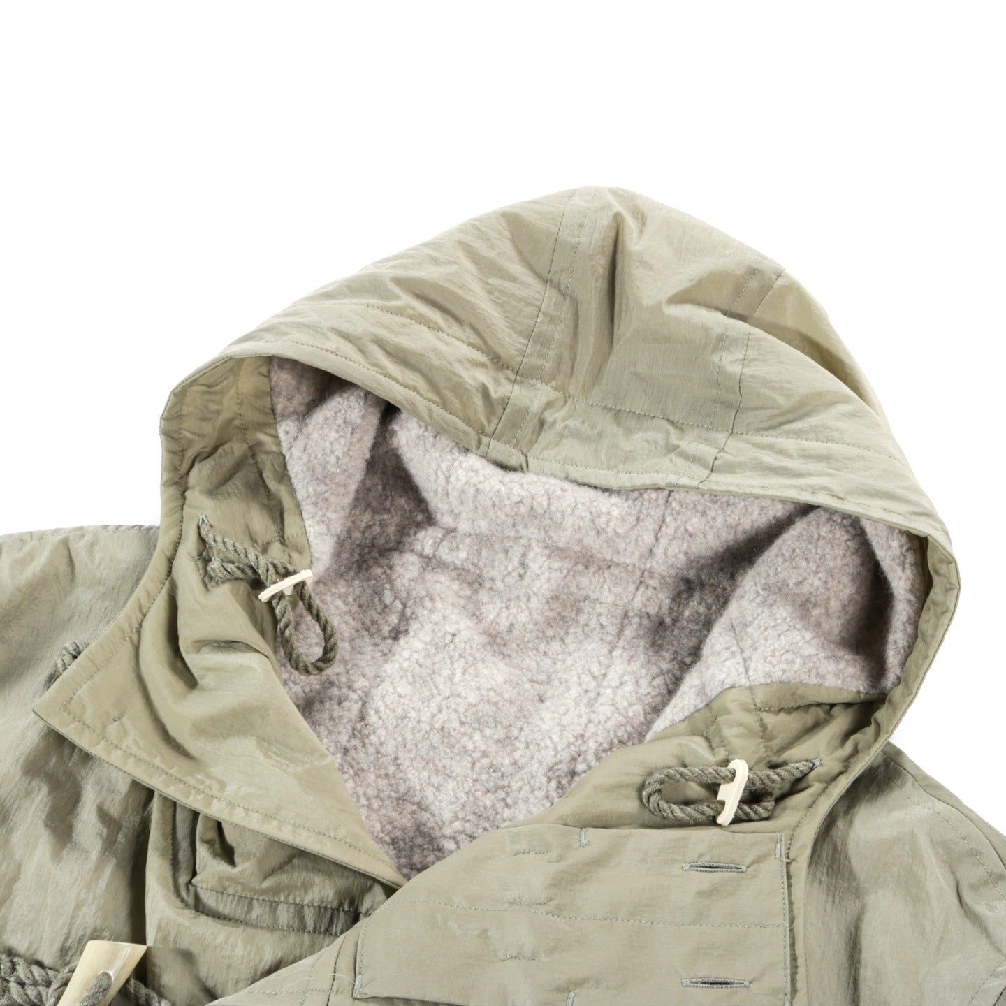 POLYPLOID DUFFLE COAT B LIGHT GREEN