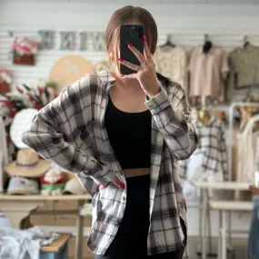 Pulling It Together Light Weight Flannel Top