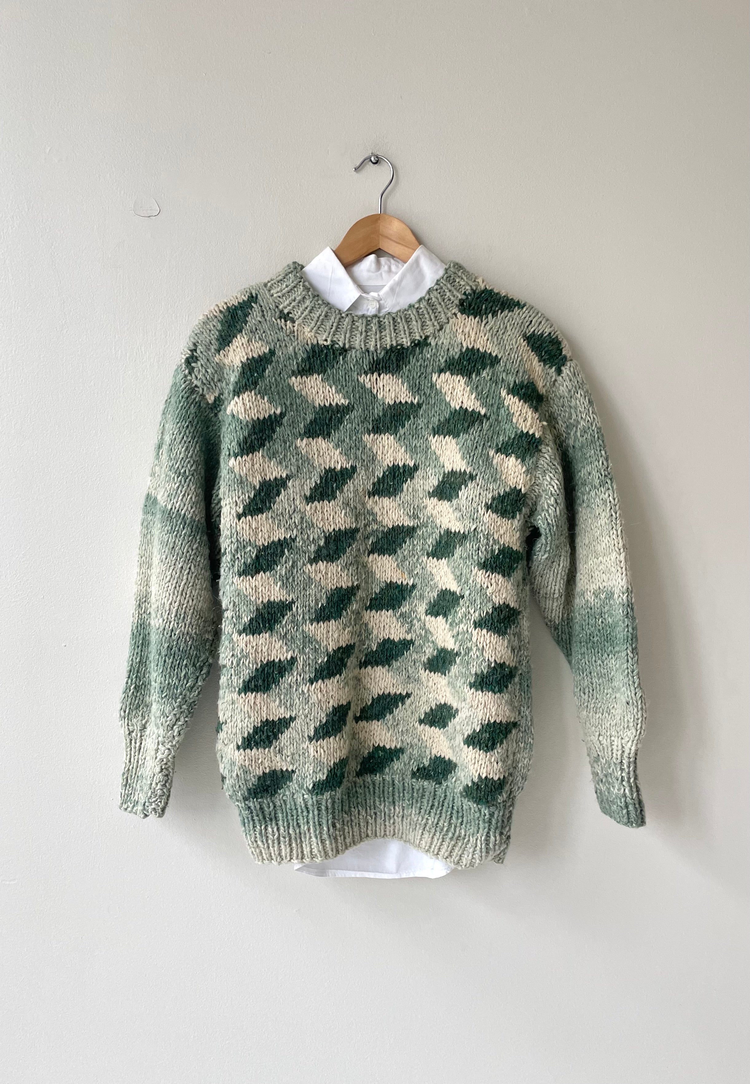 Quadrilateral Wool Sweater