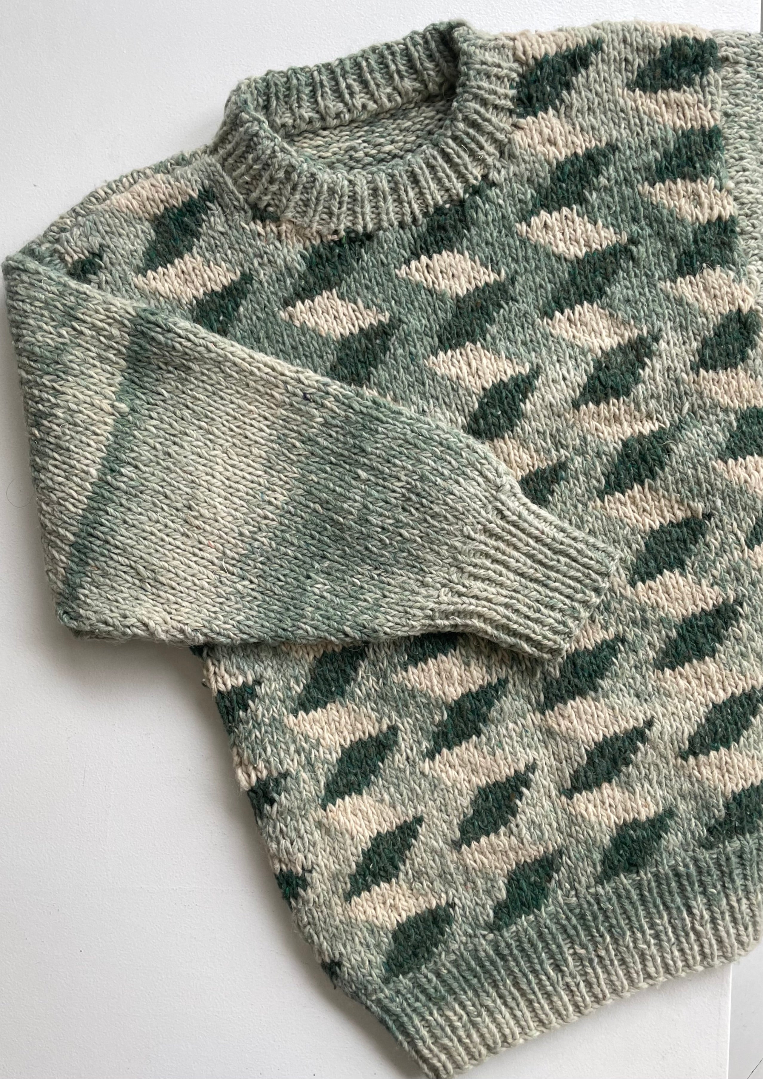 Quadrilateral Wool Sweater