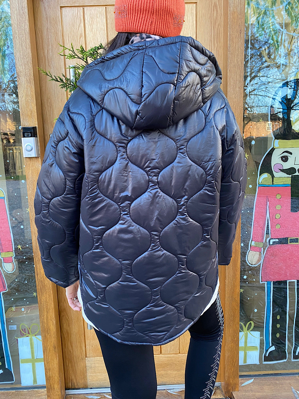 Quilted Two Pocket Coat Zadie