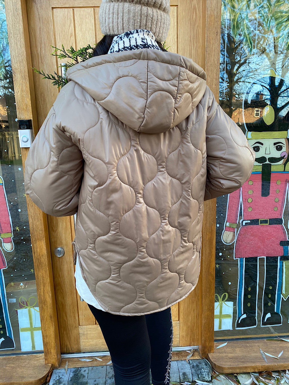 Quilted Two Pocket Coat Zadie