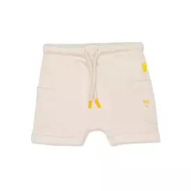 Recycled Cotton Cream Baby Shorts