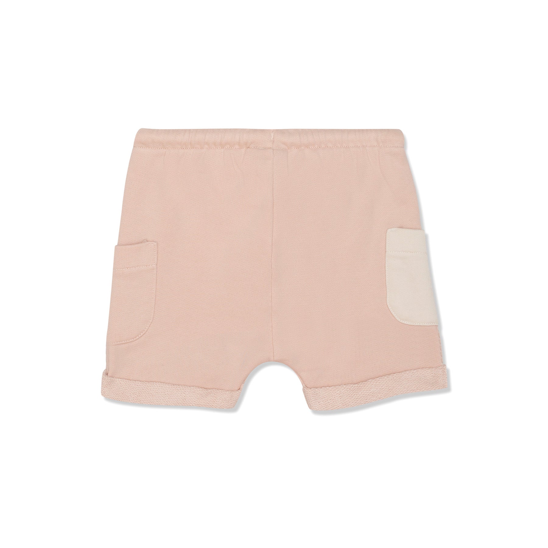 Recycled Cotton Misty Rose Baby Shorts