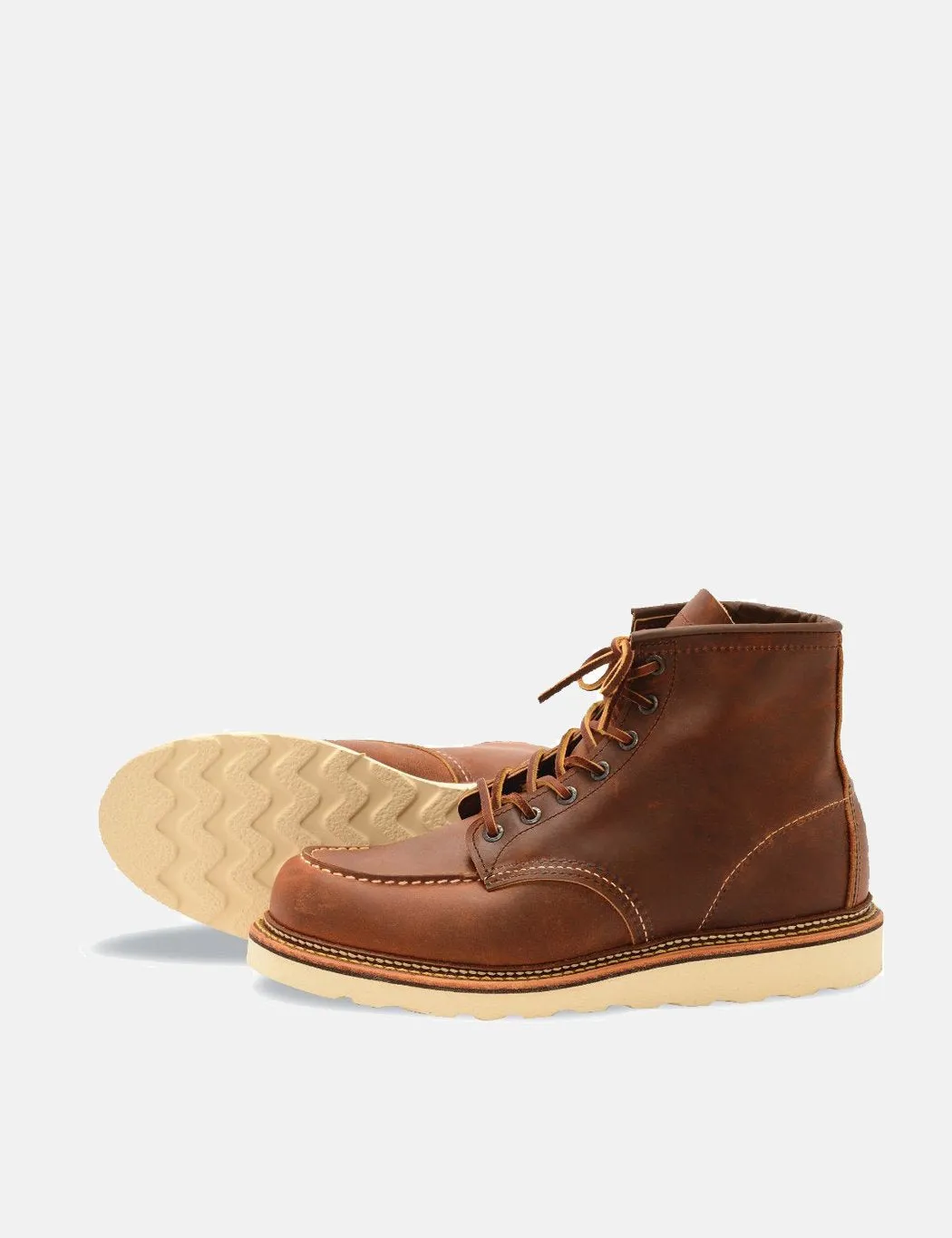 Red Wing Heritage 6 Moc Toe Boots (1907) - Copper Rough & Tough Brown