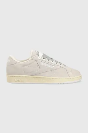 Reebok suede sneakers Club C Grounds gray color