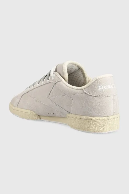 Reebok suede sneakers Club C Grounds gray color