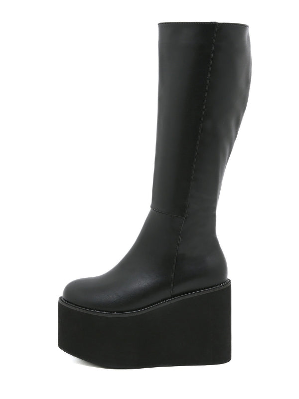 Renata Knee High Platform Boots