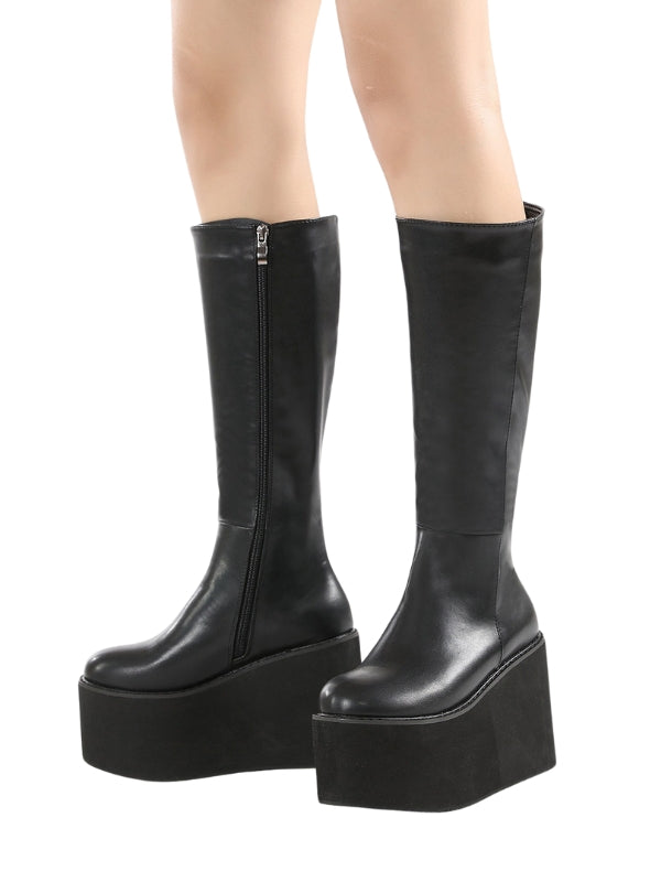 Renata Knee High Platform Boots