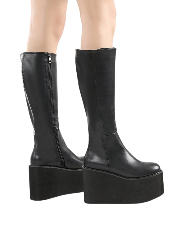 Renata Knee High Platform Boots