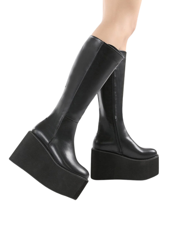 Renata Knee High Platform Boots