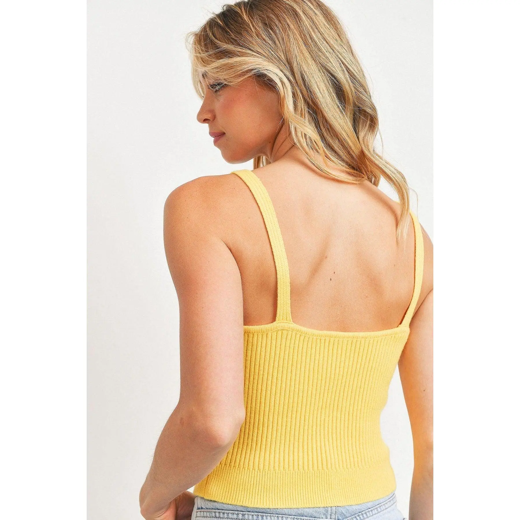 Rib Knit Sleeveless Top