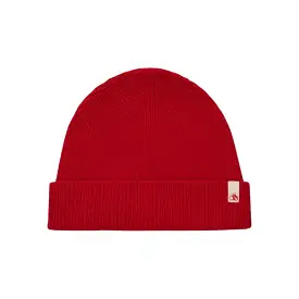 Scotch & Soda Rib Knit Beanie In Ruby Red (174632)