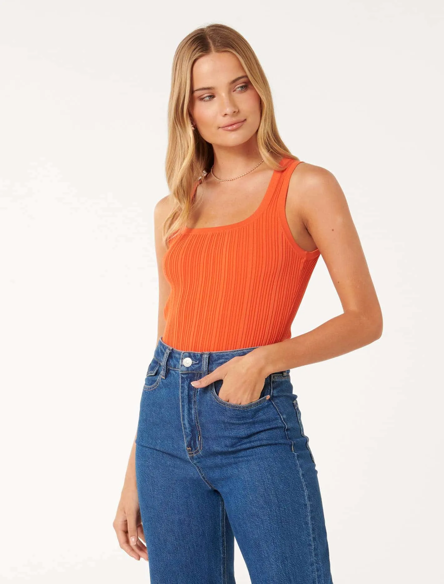 Seville Mutli Rib Knit Tank Top