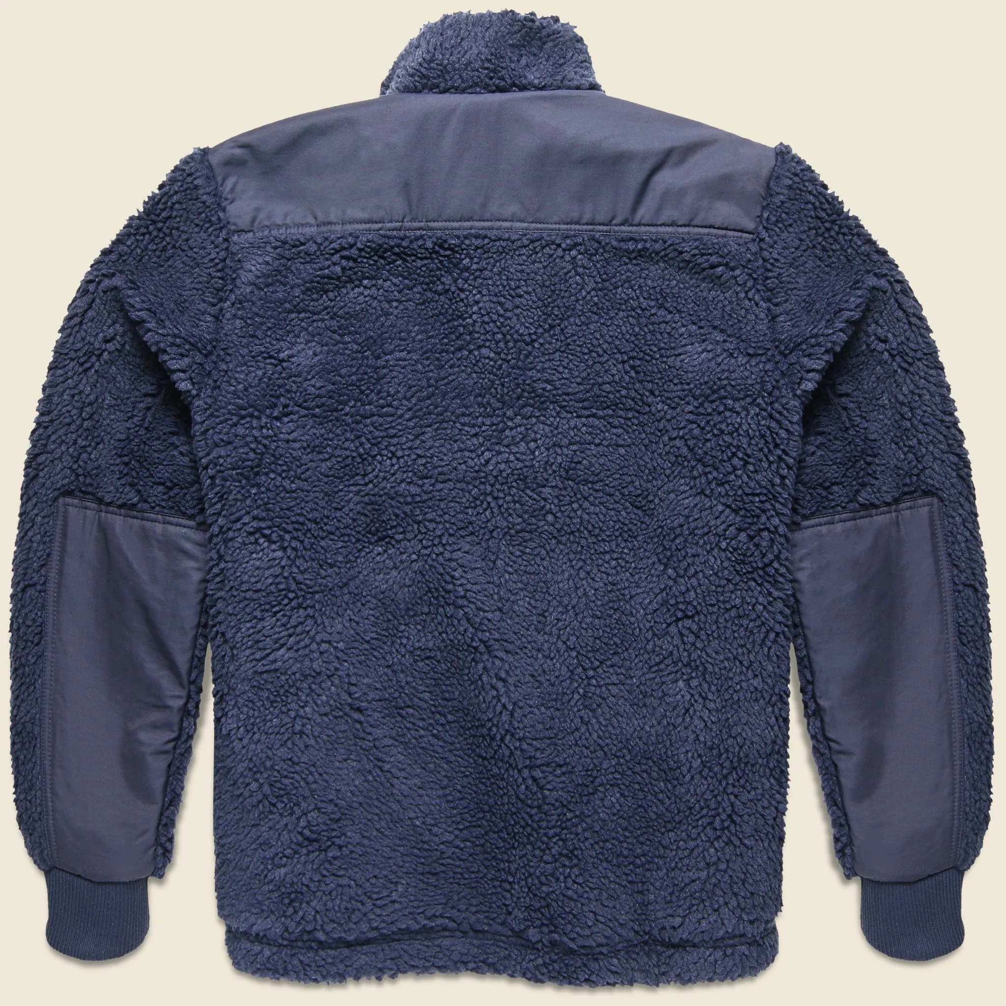 Sherpa Zip Jacket - Dark Navy