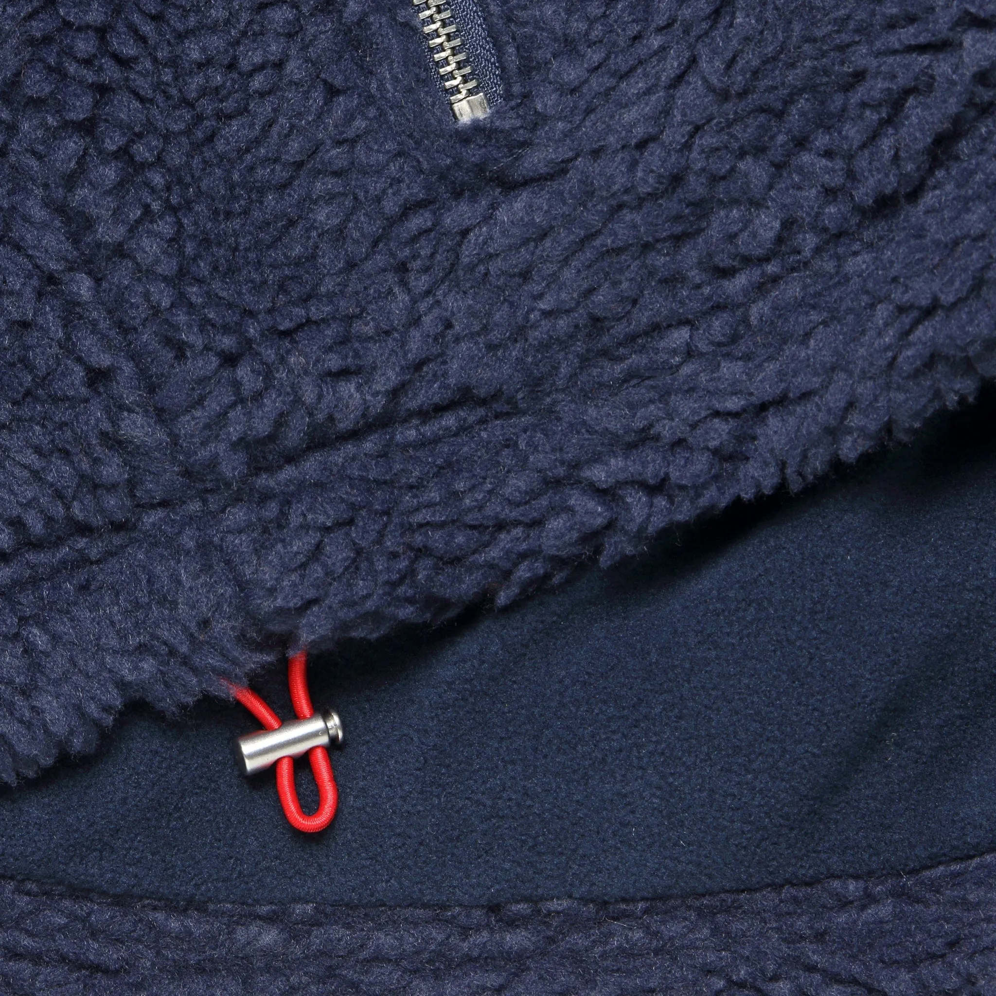 Sherpa Zip Jacket - Dark Navy