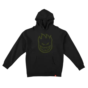 Spitfire Bighead Hoodie Black/Olive