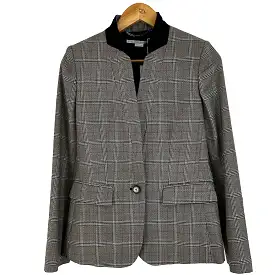 Stella McCartney Black Prince of Wales Check Wool Jacket XXS/XS