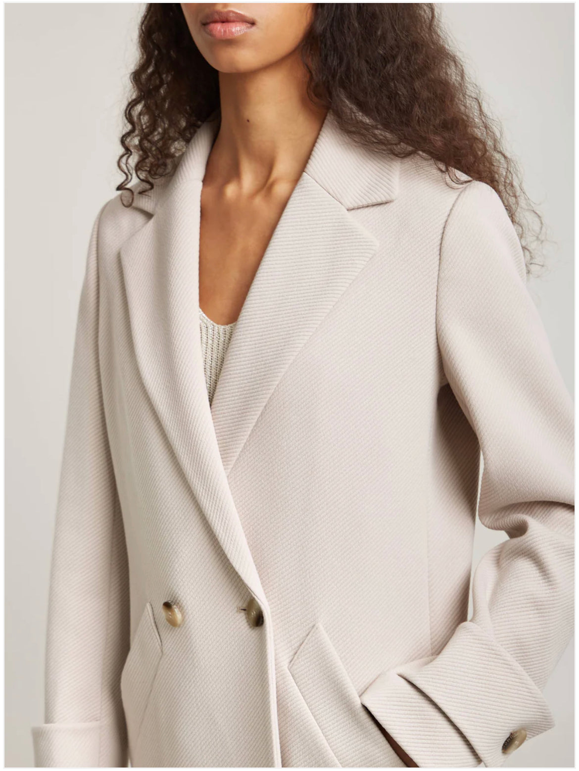 Stone blazer Coat