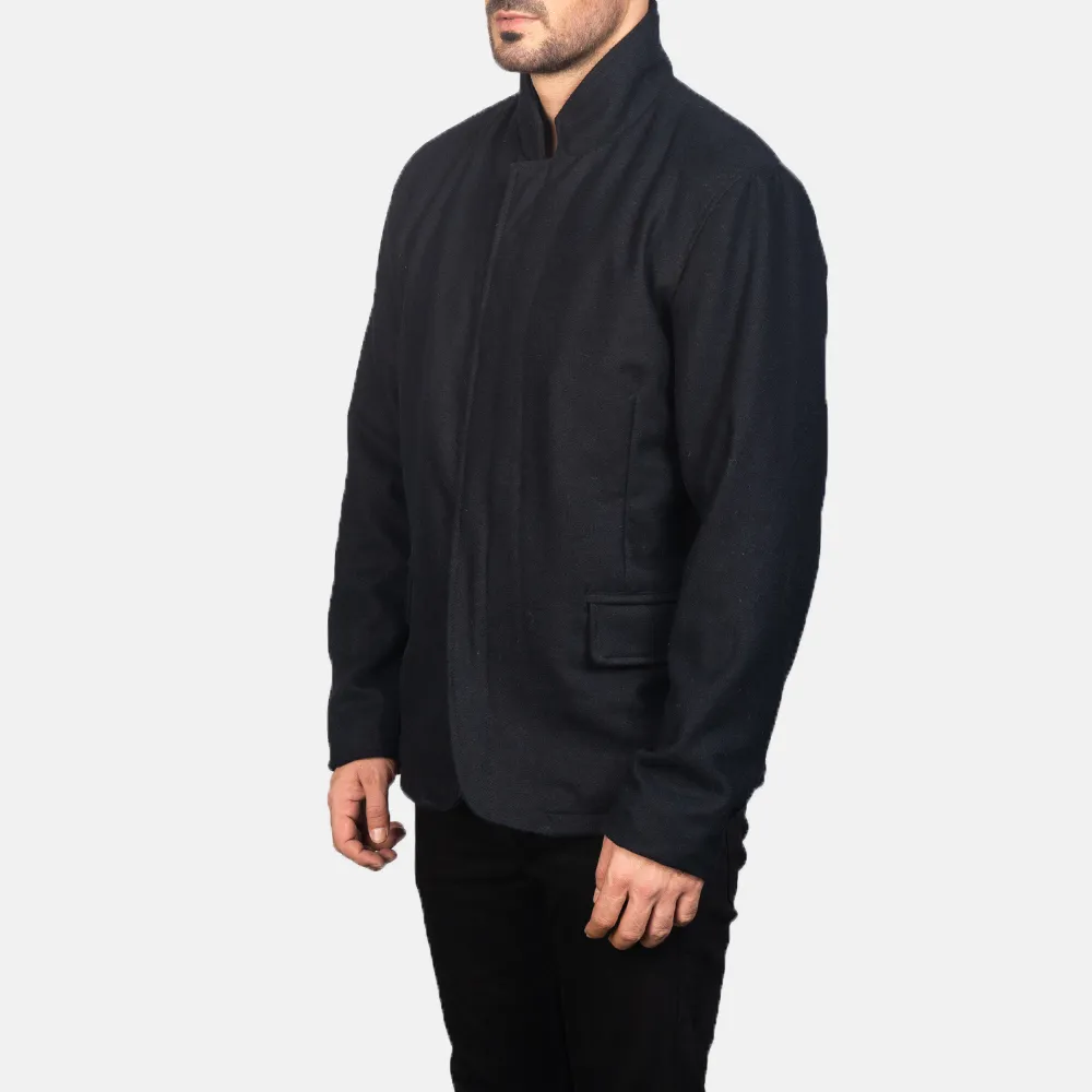 Thomas Black Wool Jacket