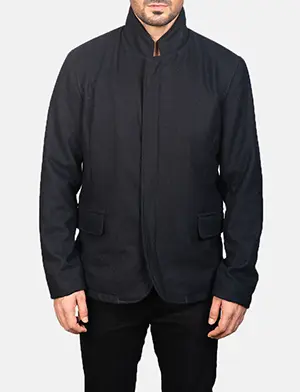 Thomas Black Wool Jacket