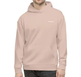 UNISEX SKATE-EASY BASIC LOGO HOODIE - PALE PINK