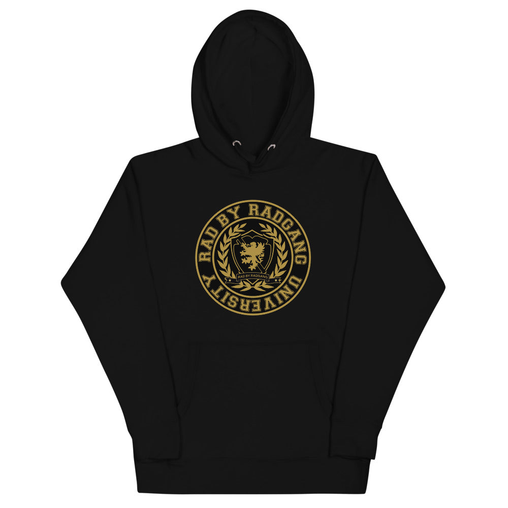 UNIVERSITY DAILY REGULAR FIT HOODIE - BLACK