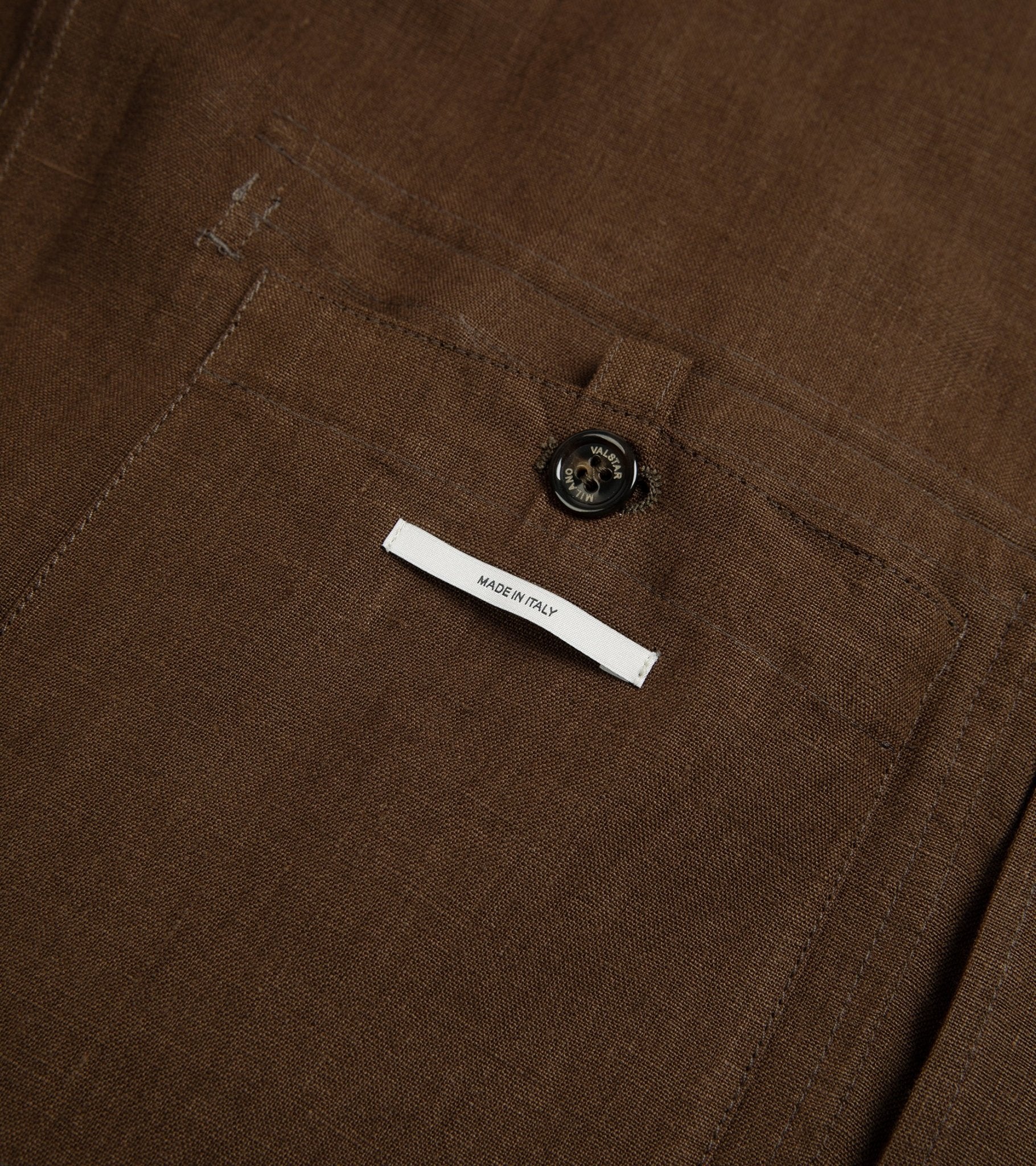 Valstar Linen Valstarino Jacket: Brown