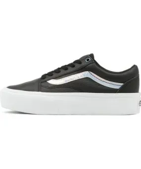 Vans Unisex Holo Sidestripe Old Skool Platform Sneakers Black/White