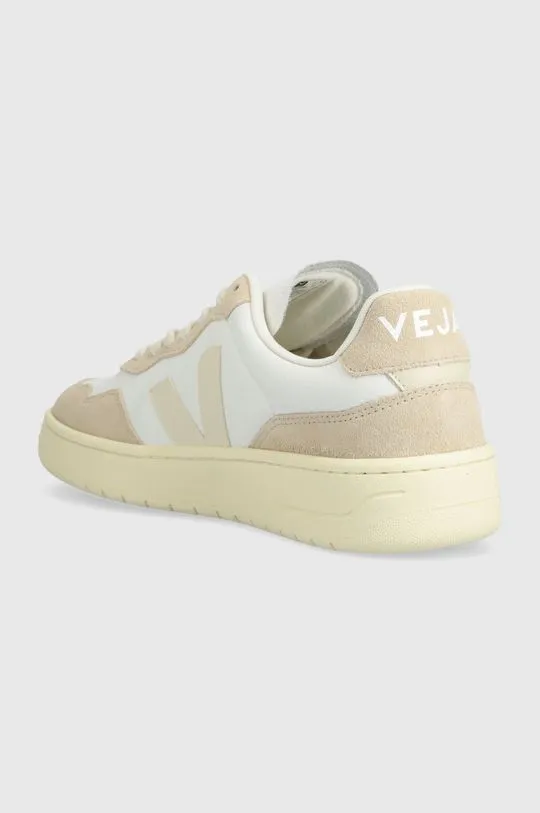 Veja leather sneakers V-90 beige color