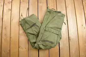 Vintage 1977 US Military Chemical Protective Trousers Size 38 x 29.5 / True Vintage / Army Pants / Military Pant's / Militaria