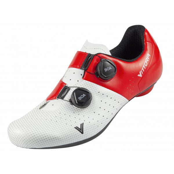 VITTORIA VELOCE CYCLING SHOES WHITE/RED