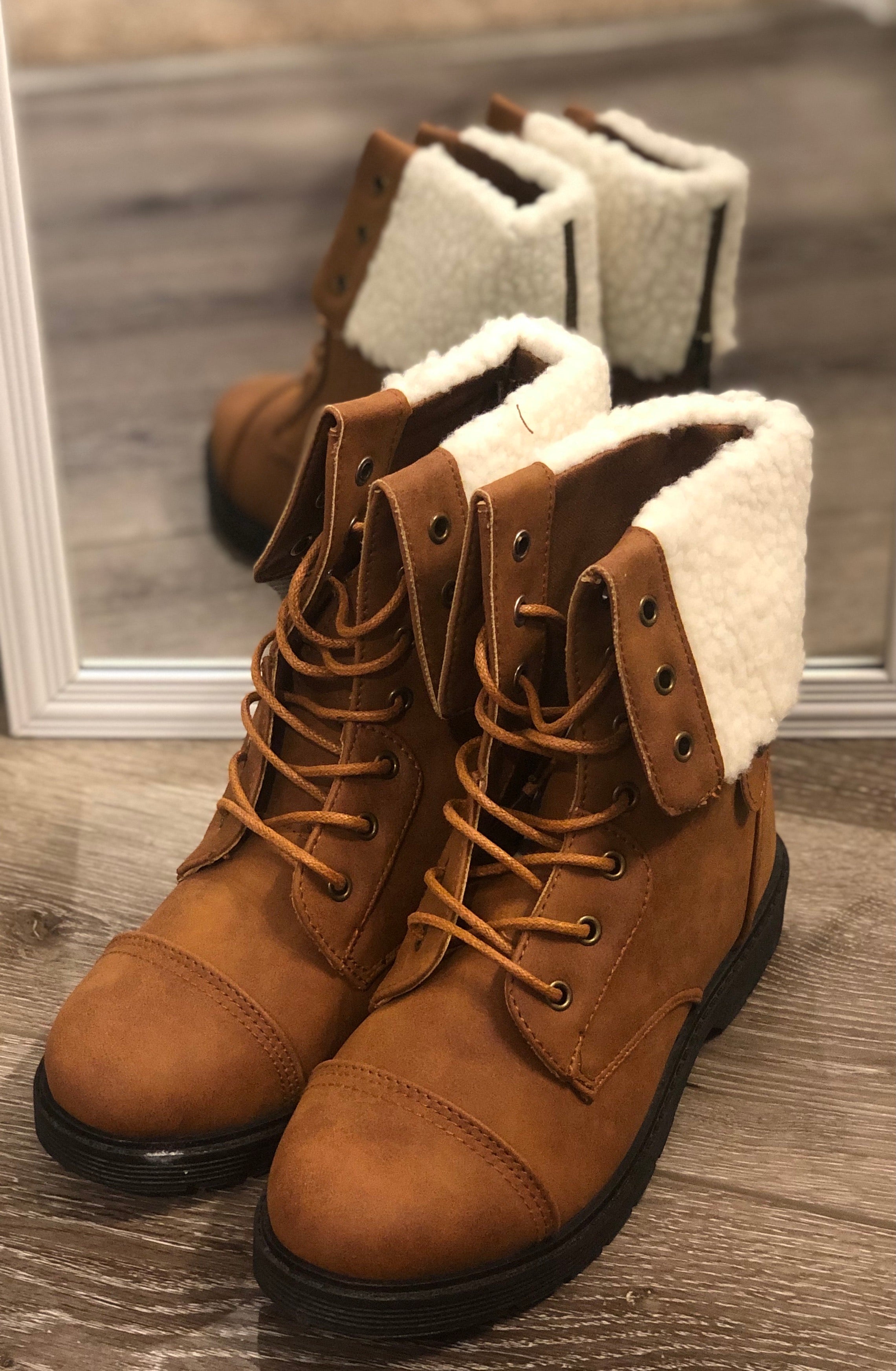 Winter Wonderland Boots in Camel