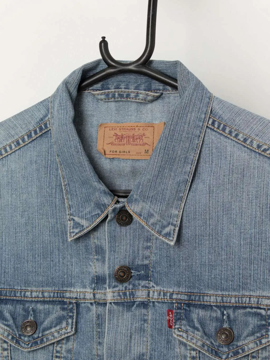 Women’s vintage Levis for girls blue denim jacket – XS / Small