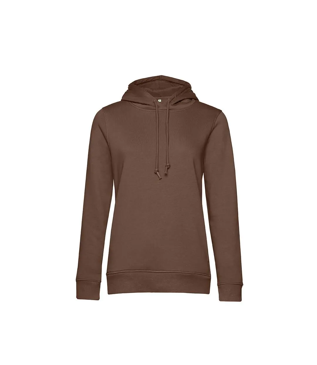 Womens/ladies organic hoodie sage green B&C