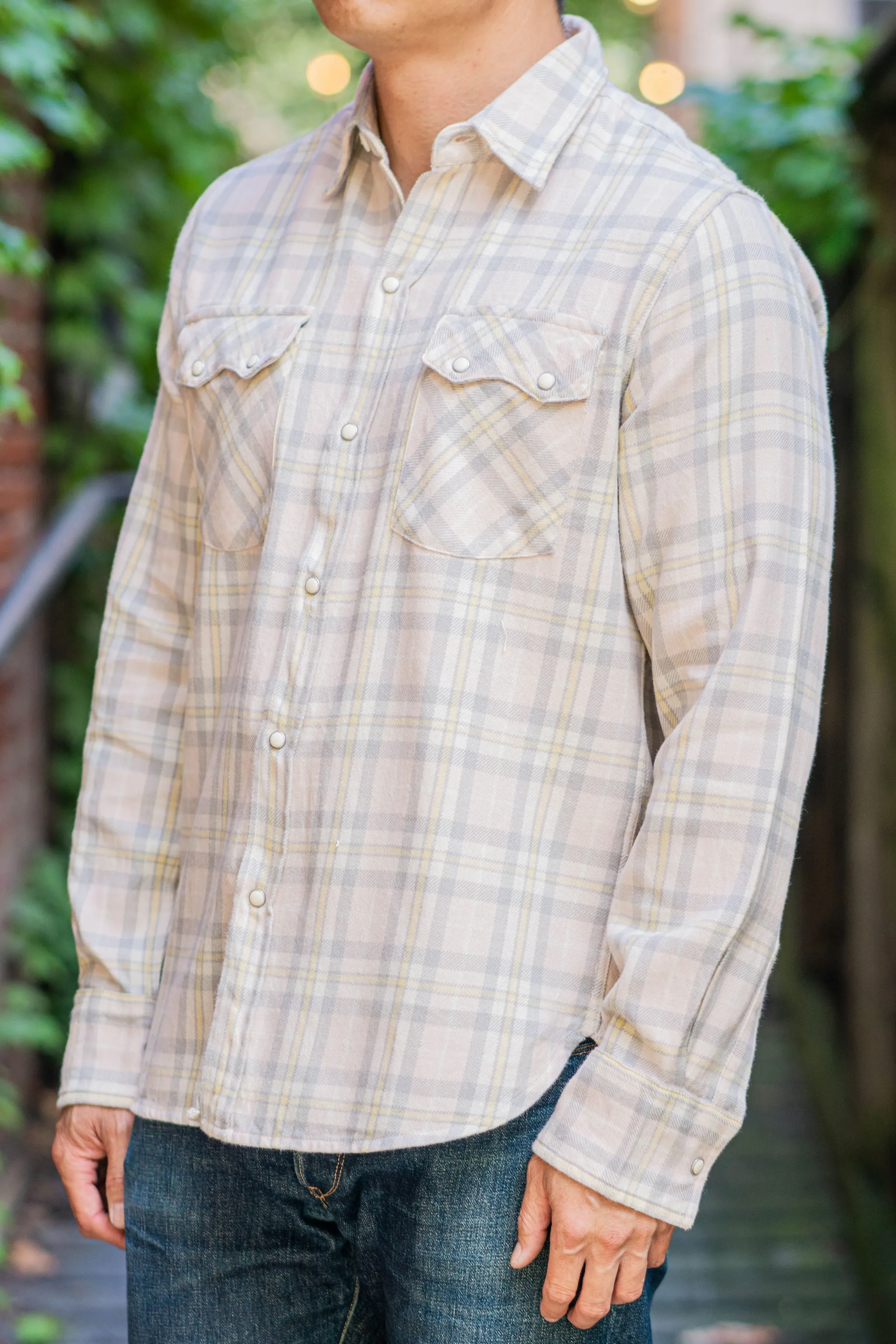 Wythe Flannel Pearlsnap Shirt - Abiquiu Sunset