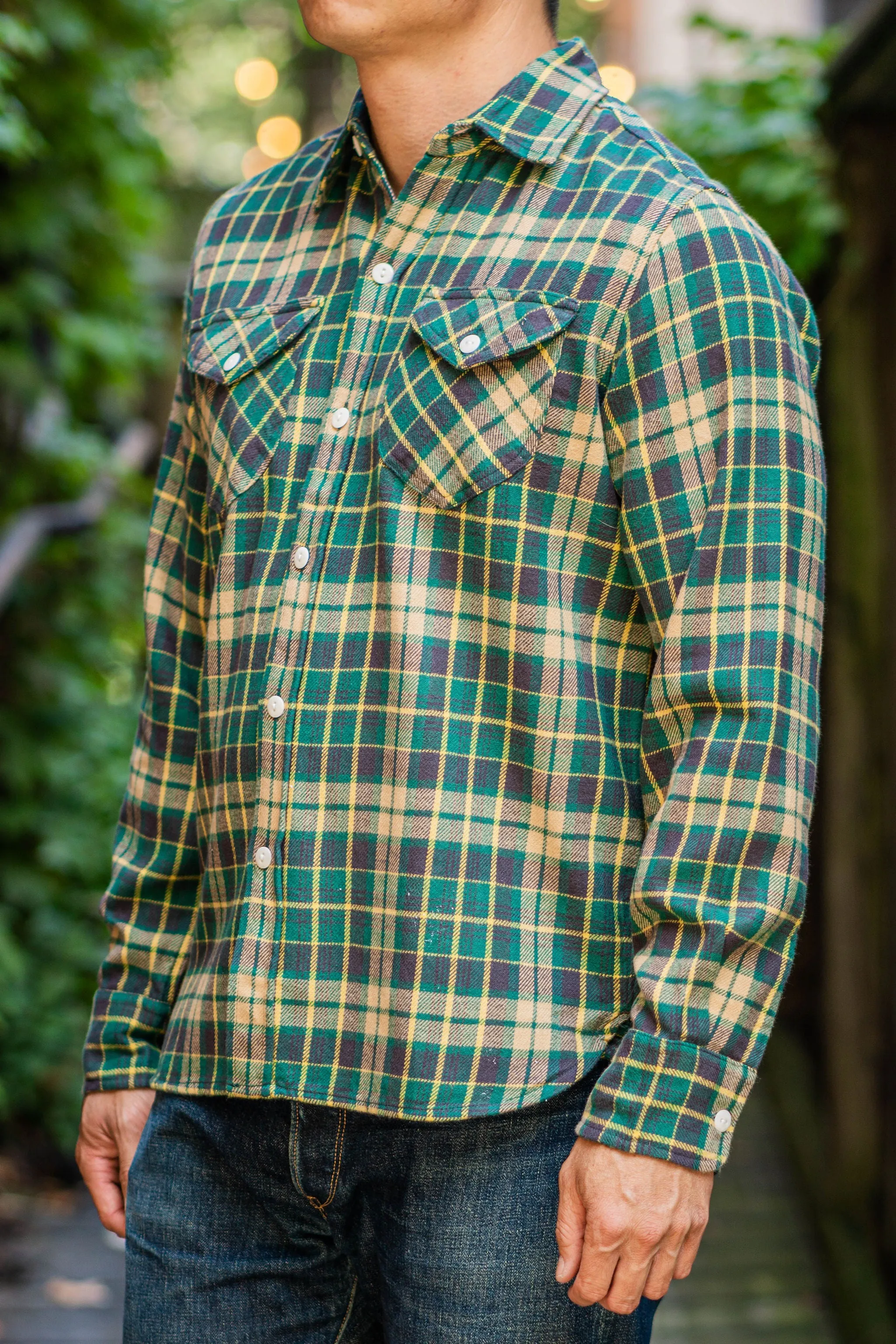 Wythe Flannel Work Shirt - White Pine