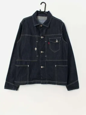 Y2K vintage Levis denim jacket with unique pockets – Medium