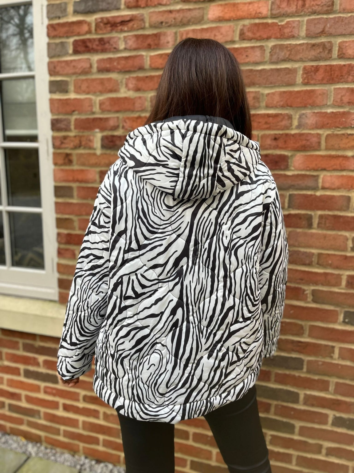 Zebra Quilted Coat Bobbi